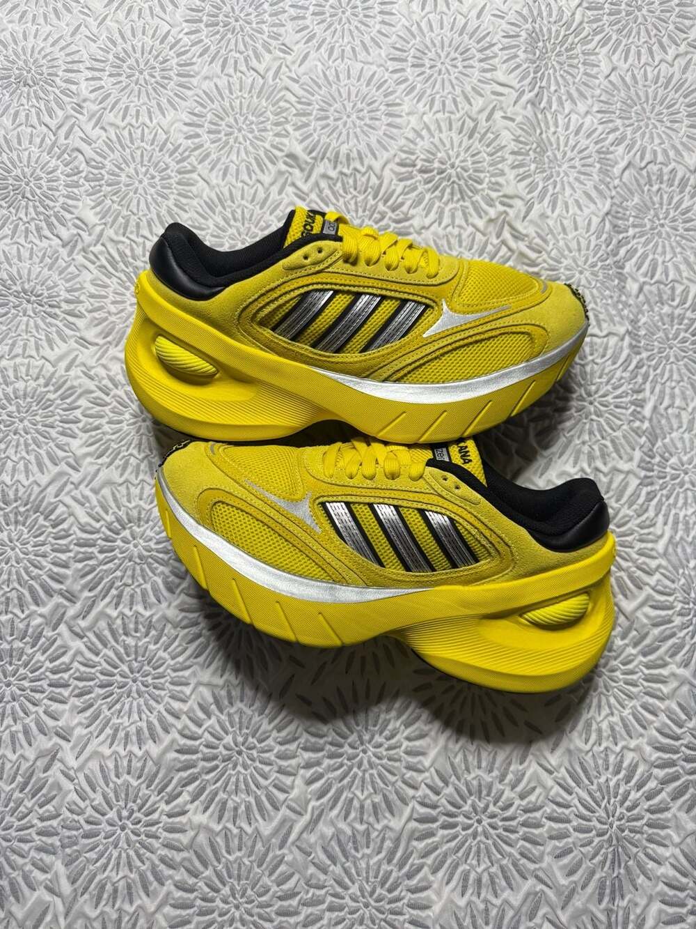 Adidas Adizero Goukana Light Yellow Black JP7177 Men's 9.5